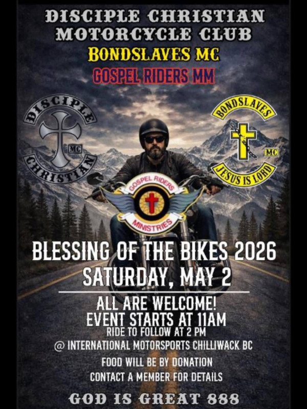 Blessing of the Bikes 2026