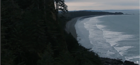 Surfing in Haida Gwaii