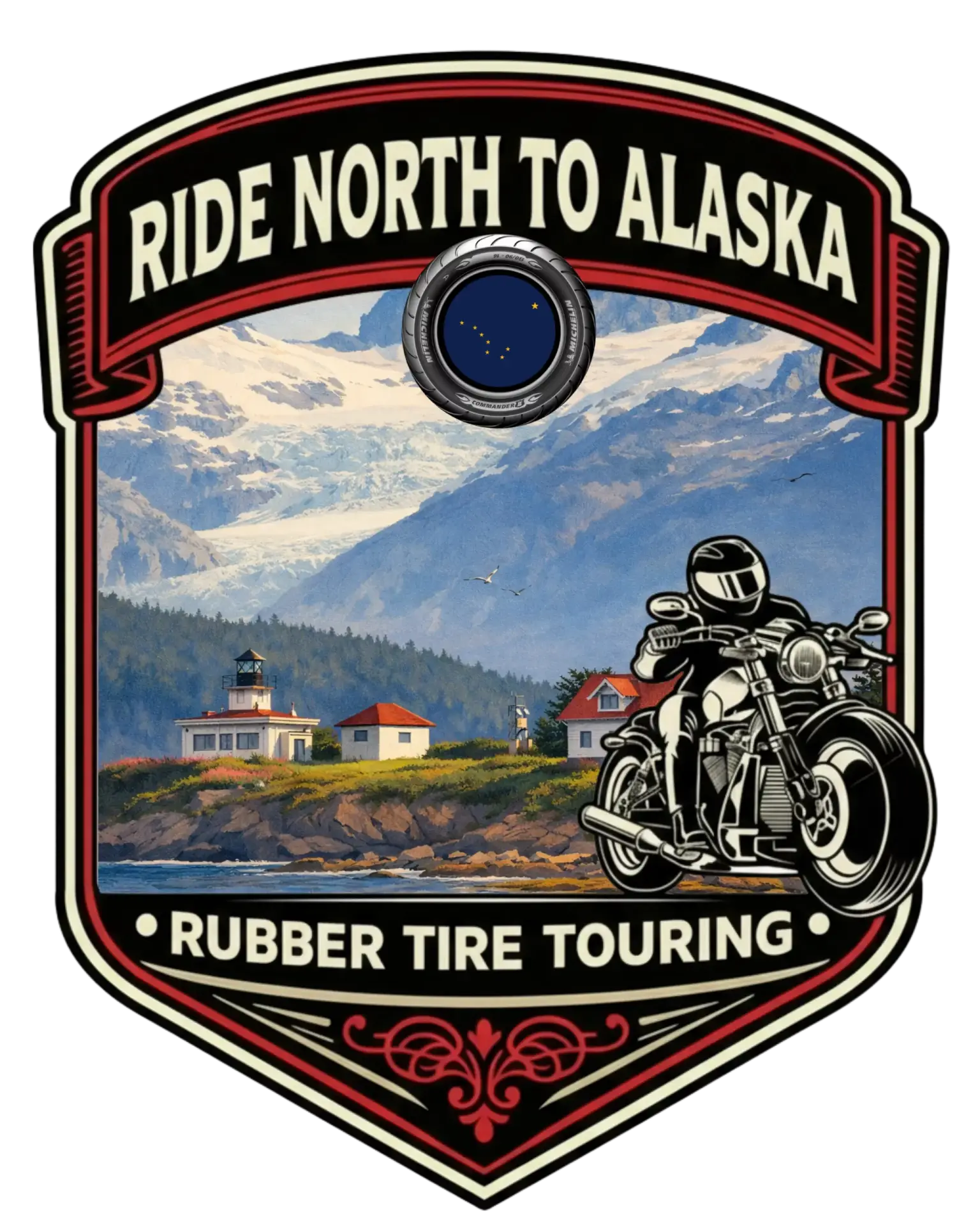 Ride North to Alaska logo
