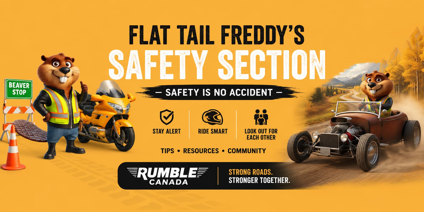 Flat Tail Freddy, Safety Beaver